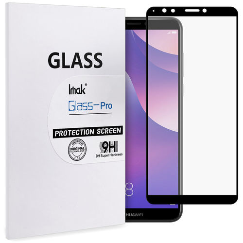 Imak Full Coverage Tempered Glass Screen Protector for Huawei Nova 2 Lite - Black